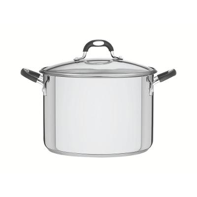 Caldeirão Astro Silicone Aço Inox 11,4L Tampa de Vidro Tramontina