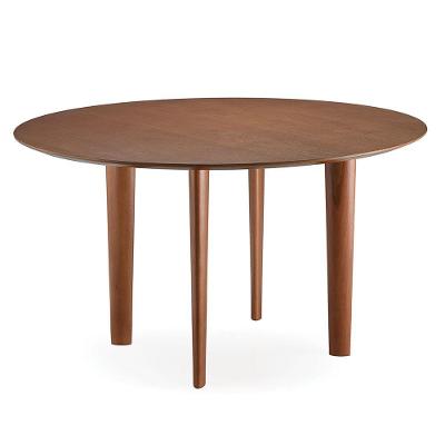 Mesa de Jantar Pulsare Redonda Madeira Eucalipto 120CM Cedro Ozki