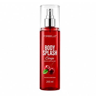 Body Splash Cereja Perfumação Corporal Leve Frescor Aplicação em Spray Forbelle 200ML