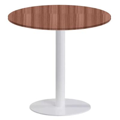 Mesa de Jantar Pisa Beta 2 Lugares Redonda Tampo MDP Branco Fratini