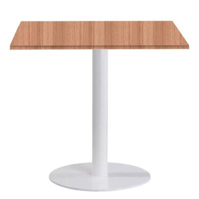 Mesa de Jantar Pisa Beta 2 Lugares Redonda MDP Branco Bege Fratini