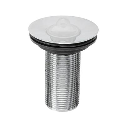 Válvula para Lavatório sem Ladrão 7-8 Polegadas Metal Cromado Liege Cosmetics