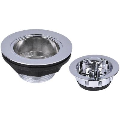 Válvula Americana para Pia de Cozinha 952532 Metal Cestinha Removível ABS Cromado Liege Cosmetics