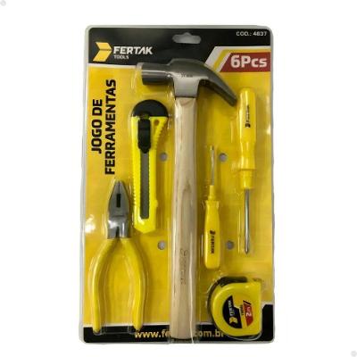 Jogo Manual Doméstico Kit 6 Peças Uso Reparos Amarelo Outras Marcas