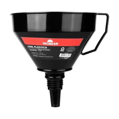 Funil Plástico Flexível Automotivo 160MM 335346 para Transferência de Líquidos Worker