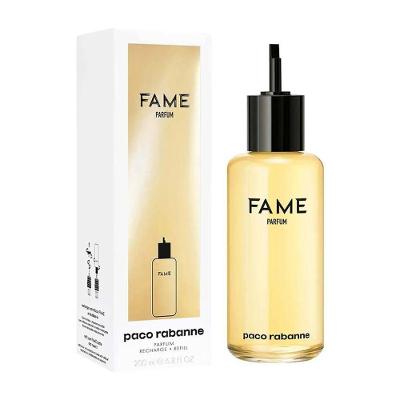 Perfume Feminino Fame Parfum Refil Eau de Parfum Amadeirado Chipré Floral Frutal 200ML Rabanne