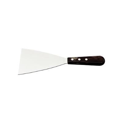 Espátula Raspador Polywood 5 Polegadas Aço Inox Madeira Tratada Castanho Tramontina