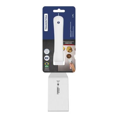 Espátula para Frituras Profissional Master Aço Inox Cabo Polipropileno Antimicrobiano Tramontina