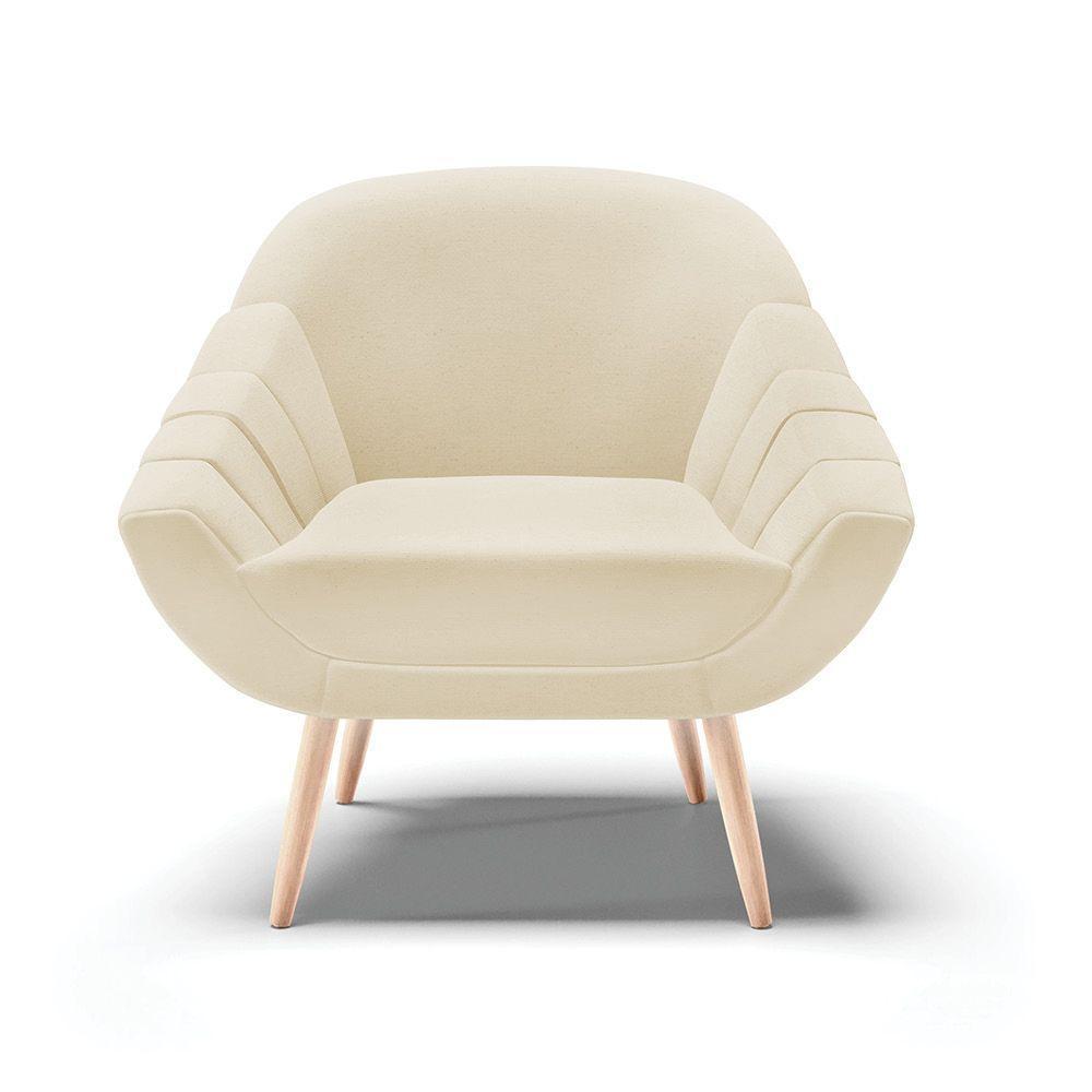 Poltrona Giovana Linho Natural A19 Bege - 7