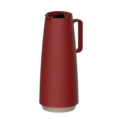 Bule Térmico Exata Conservação de Bebidas Plástico Ampola de Vidro Sistema Corta Pingos Vermelho