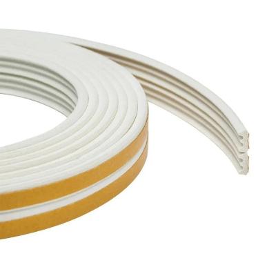 Veda Fresta Adesivo Perfil e 9X4MM 6M Isolamento Termico Acustico Branco Kala