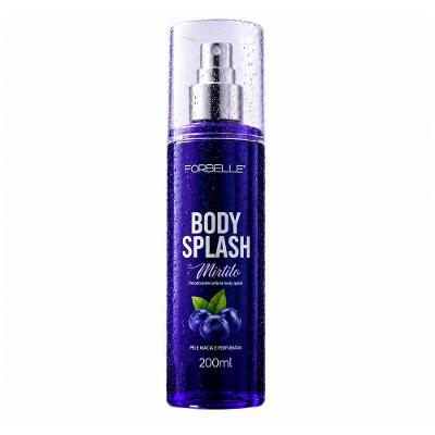 Body Splash Mirtilo Perfumação Corporal Leve Refrescante Uso Diário Spray 200ML Forbelle