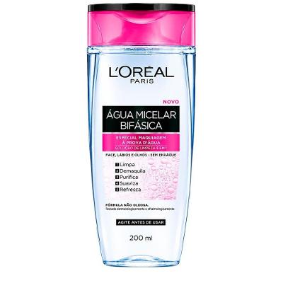 Demaquilante Facial Dermo Expertise Água Micelar Bifásica 200ML L'Oréal Paris