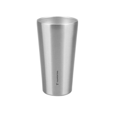 Copo Térmico Exata Aço Inox Parede Dupla Isolamento a Vácuo 420ML Tramontina