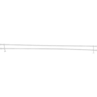 Varão para Cortina Duplo 2,00M 19MM Branco com Acessórios Kala