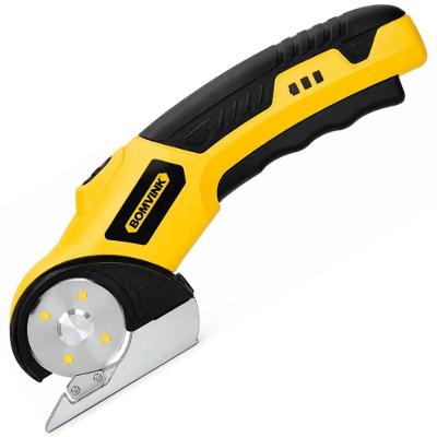 Tesoura Elétrica para Corte de Tecido BOM-9733 Lâmina Circular Alta Precisão Bomvink