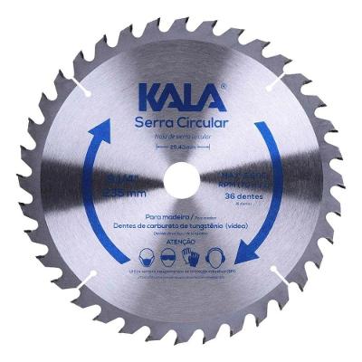 Serra Circular para Madeira 250MMX36DTSX25,4MM com Vídea 36 Dentes Kala