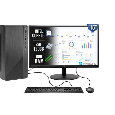 Computador Completo Intel Core I5 650 8GB SSD 120GB Windows 10 Trial