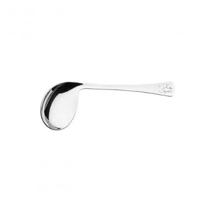 Colher Infantil Baby Friends Curvada em Aço Inox Desenho Alto Relevo Tramontina