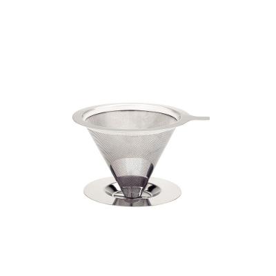 Coador de Café Reutilizável Camada Dupla Aço Inoxidável Uso Diário Sustentável Tramontina