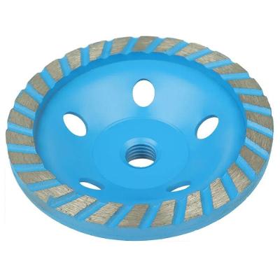 Rebolo Diamantado Turbo 101,6mm M14 Desbaste Concreto Granito Mármore Pedras Kala