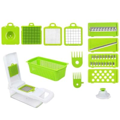 Ralador Fatiador Multifuncional 311447 para Legumes Frutas Queijos Plastico ABS e Aco Inox Cozinha