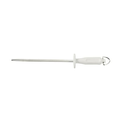 Chaira Estriada Profissional Master Aço Carbono Polipropileno Antiderrapante Branco Tramontina 25CM