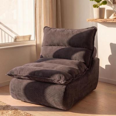 Poltrona Sync Reclinavel Boucle Marrom Espuma D28 Kappesberg