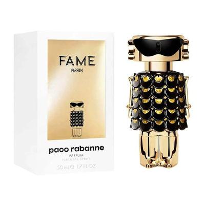 Perfume Fame Parfum Rabanne Feminino Eau de Parfum Amadeirado Chipré 50ML Paco Rabanne