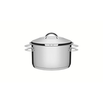 Caçarola Solar Funda Aço Inox Fundo Triplo 1,8L 16CM com Tampa Tramontina
