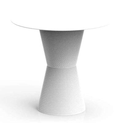 Mesa Lateral de Apoio Dub Redonda Plástico 60CM Branco Im In Home
