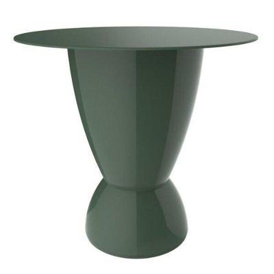 Mesa Lateral Argo Redonda Plástico Polipropileno 60CM Verde I'm In Home