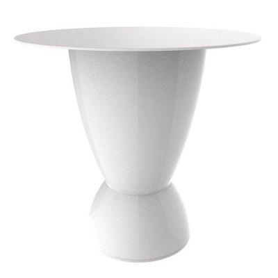 Mesa Lateral Apoio Argo Im In Redonda Plástico 60CM Branco Im In Home