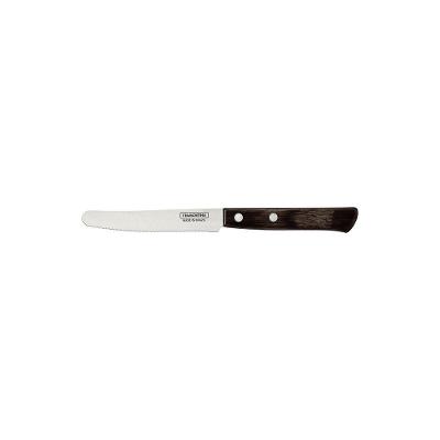 Faca Multiuso Polywood Corte Preciso Aço Inox Madeira Cozinha Castanho Tramontina