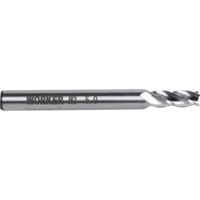 Fresa de Topo Fresa de Topo Aço Rápido 5mm Haste 6mm HSS M2 para Usinagem Worker