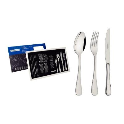 Faqueiro Classic 24 Peças Aço Inox Alto Brilho Inox Tramontina