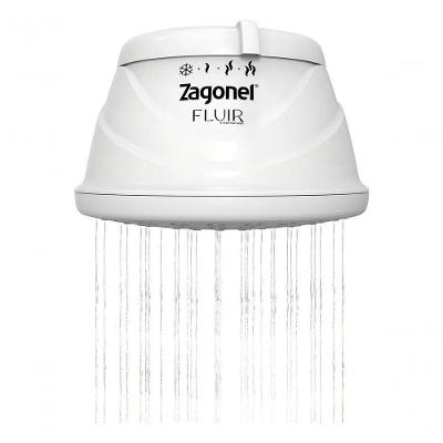 Ducha Elétrica Fluir 4 Temperaturas 5500W Baixa Pressão Zagonel 110V