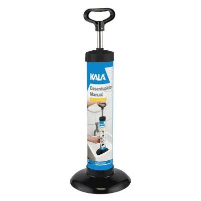 Desentupidor Manual Tipo Bomba 914231 para Vasos Pias e Ralos PVC Polietileno Aco Inox Kala