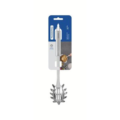 Colher para Massa Marffim Servir Espaguete Aço Inox Alta Resistência Cozinha Tramontina