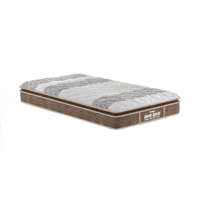 Colchão Solteiro Espuma Ortopédico D33 Firmepedic Guarda Costas Próintense Plus Pillow Top Brown