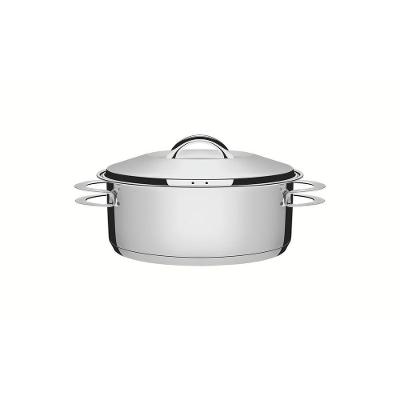 Caçarola Solar Rasa Aço Inox Fundo Triplo 2,9L 20CM Tramontina