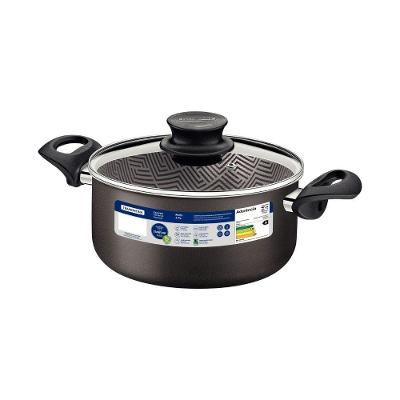 Caçarola Paris Alumínio Antiaderente Starflon Max 3,8L 22CM Chumbo Tramontina