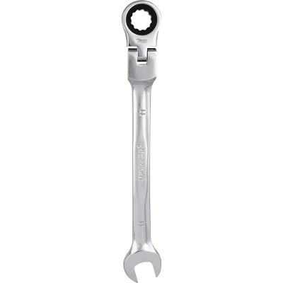 Chave Combinada com Catraca Cabeça Flexível 11mm 72 Dentes Aço Cromo Vanádio Worker