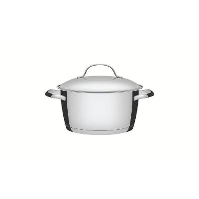 Caçarola Funda Allegra Aço Inox Fundo Triplo 2,2L Tramontina