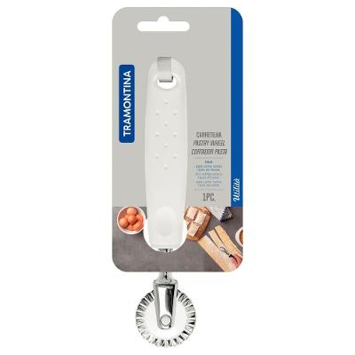 Carretilha para Massas Utilità Zamak Cromado e Nylon Cozinha Branco Tramontina