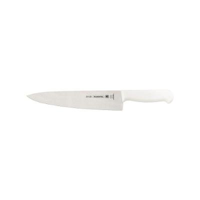 Faca para Carne Master Aço Inox Polipropileno Antimicrobiano Branco Tramontina