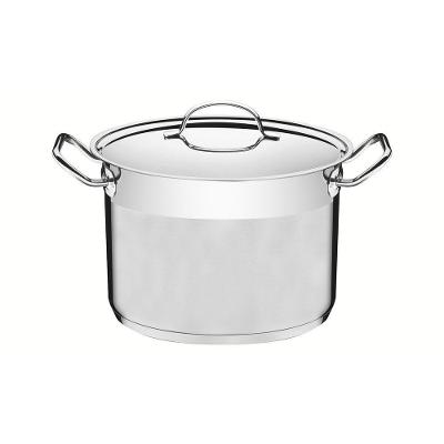 Caldeirão Professional Aço Inox Fundo Triplo Tampa Plana 7,8L 24CM Tramontina