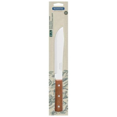 Faca de Cozinha Dynamic Corte Aço Inox Cabo Madeira Natural Uso Diário Tramontina