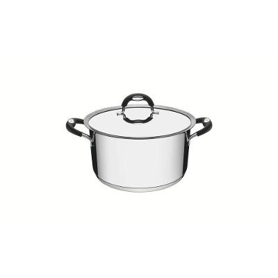 Caçarola Duo Silicone Aço Inox 1,8L Fundo Triplo Tramontina