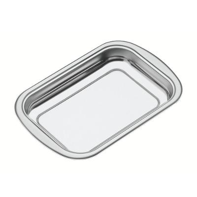 Assadeira Cosmos Retangular para Assados Aço Inox Fosco Uso Forno e Mesa 5,8L Tramontina